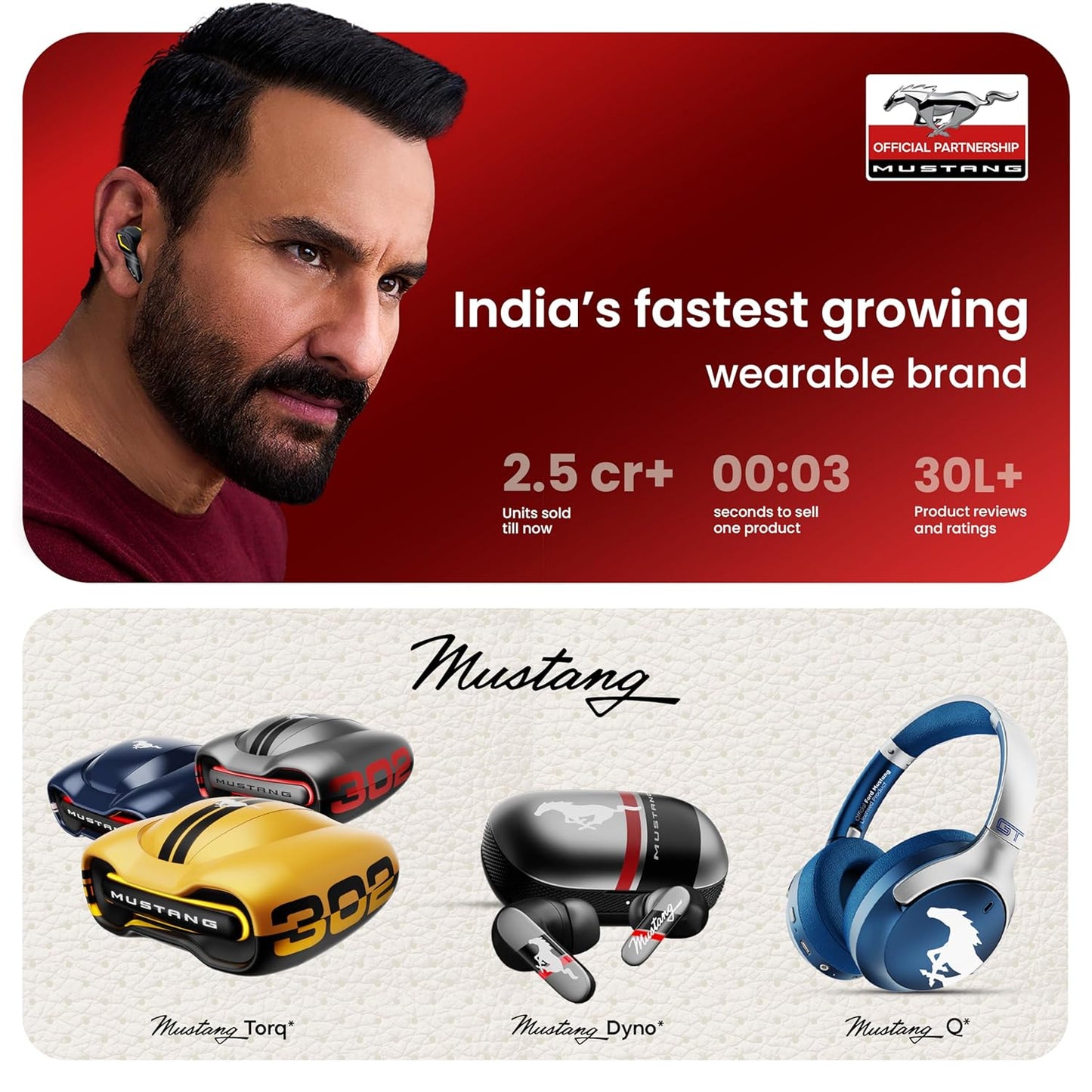 GOBOULT Mustang Torq TWS Earbuds (Silver)