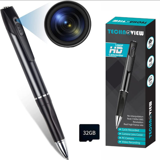 TECHNOVIEW Spy 1080P Full Hd Pen Camera